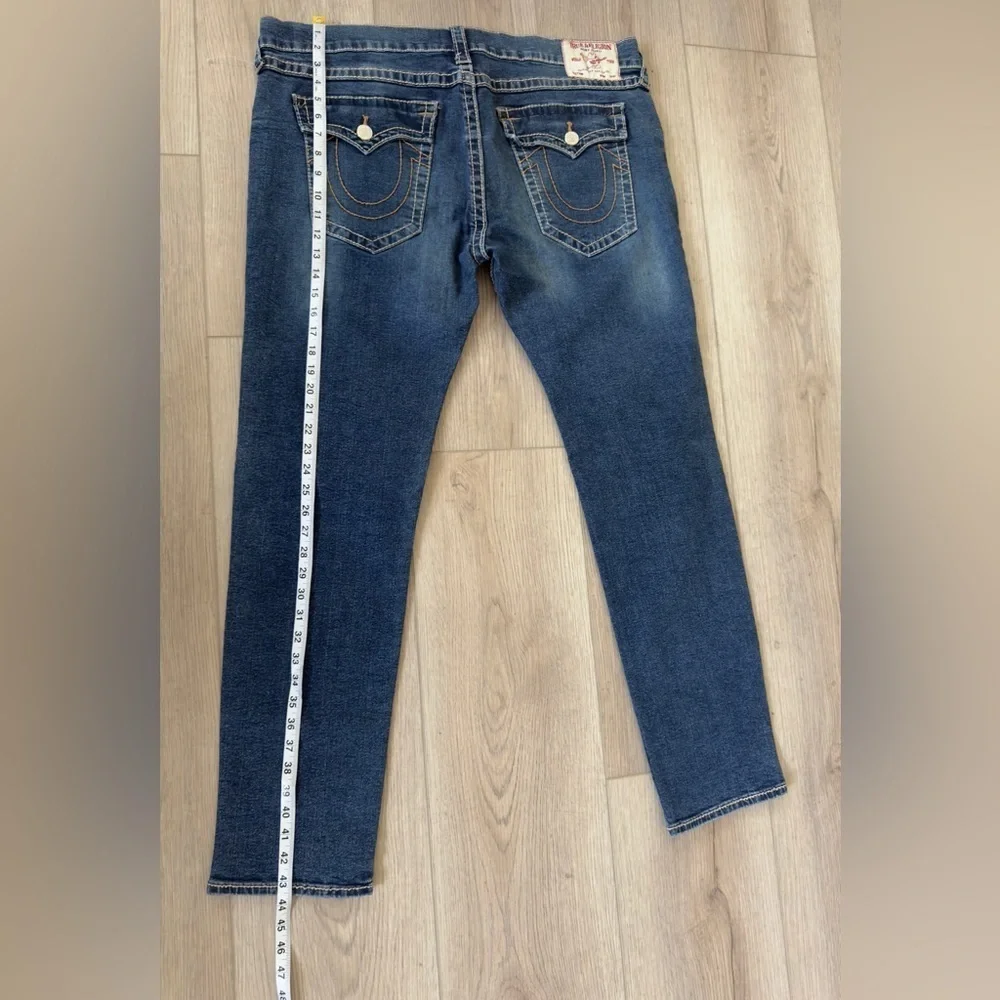 True Religion Blue Skinny Jeans with Classic Style 👖